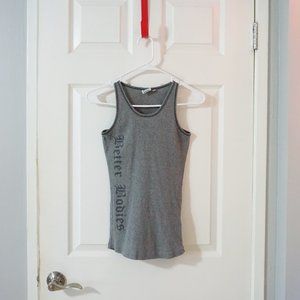 2/$30 - Better Bodies Gray Tank Top